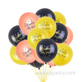 multi colour latex fashion round standard balloon